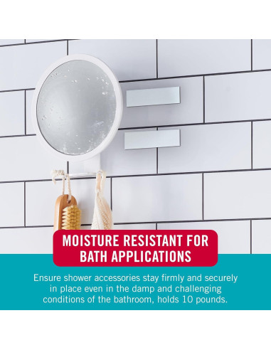 Tiras Adhesivas de Montaje VELCRO para Cocina y Baño 12 Pzas