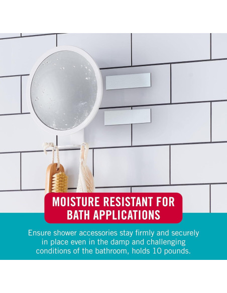 Tiras Adhesivas de Montaje VELCRO para Cocina y Baño 12 Pzas