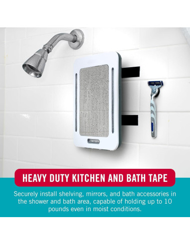 Tiras Adhesivas de Montaje VELCRO para Cocina y Baño 12 Pzas