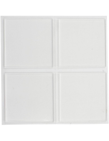 Cinta Doble Cara Gorilla Transparente 1" Cuadrados 2 Pzs