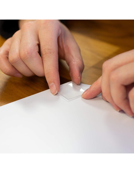 Cinta Doble Cara Gorilla Transparente 1" Cuadrados 2 Pzs