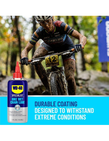 Lubricante Húmedo para Cadenas de Bicicleta WD-40 113 g