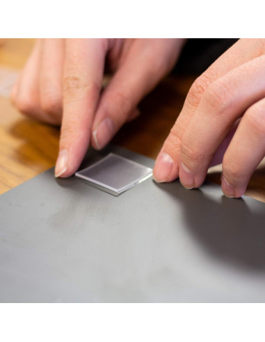 Cinta Doble Cara Gorilla Transparente 1" Cuadrados 2 Pzs