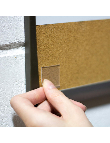 Cinta Doble Cara Gorilla Transparente 1" Cuadrados 2 Pzs