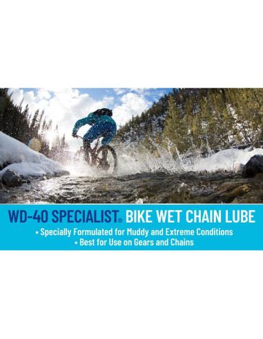 Lubricante Húmedo para Cadenas de Bicicleta WD-40 113 g