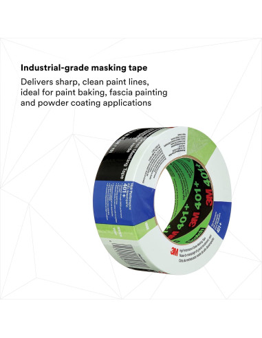 Cinta de enmascarar verde 3M Scotch 401+ 48mm x 55m alta temperatura