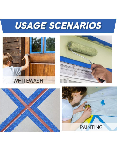 Cinta de Pintor Azul Hgminwarm 2 Rollos 2.5 cm x 50 m