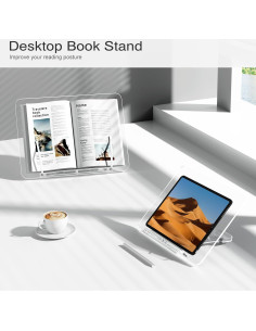 Soporte de Libro Acrílico UPERGO Ajustable 35.1x25.9cm 2