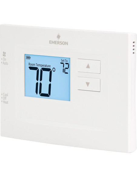 Termostato Digital No Programable Emerson 1H/1C Blanco