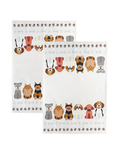 Toallas de Cocina para Perros 50.8x71.1cm Algodón Multicolor