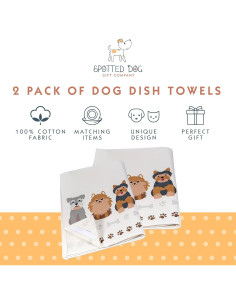 Toallas de Cocina para Perros 50.8x71.1cm Algodón Multicolor 2