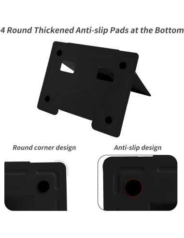 Soporte de Libro Ajustable Camelmother Metal Negro 22.4x20.1cm