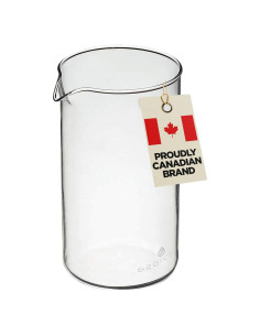 Vaso de Repuesto GROSCHE 1000 ml Vidrio Borosilicato Prensa Francesa