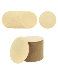 Paquete de 300 filtros de café redondos Cretty-Meet 6.4 cm