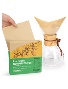 Filtros de café desechables BYKITCHEN 50 unidades 6"