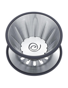 Goteador de Café Normcore 2-en-1 Acero Inoxidable Plata