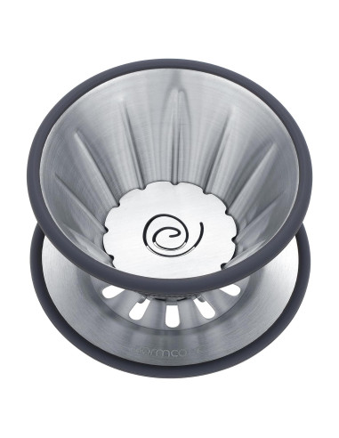 Goteador de Café Normcore 2-en-1 Acero Inoxidable Plata