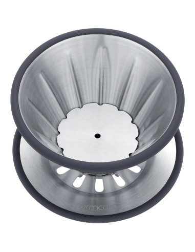 Goteador de Café Normcore 2-en-1 Acero Inoxidable Plata