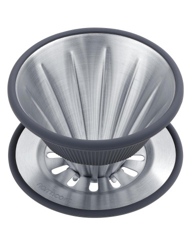 Goteador de Café Normcore 2-en-1 Acero Inoxidable Plata