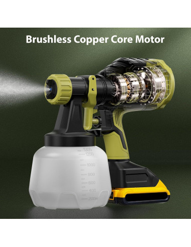 Pulverizador de pintura inalámbrico 3D VO INN CPS004-D 1200ml