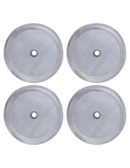 4 Filtros de Repuesto para Prensa Francesa Zhuohai 10.16 cm