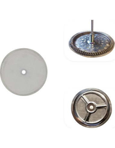 4 Filtros de Repuesto para Prensa Francesa Zhuohai 10.16 cm