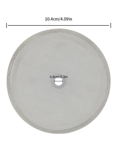 4 Filtros de Repuesto para Prensa Francesa Zhuohai 10.16 cm