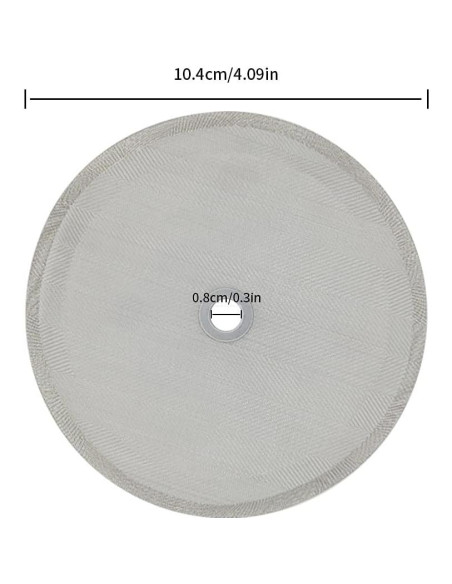 4 Filtros de Repuesto para Prensa Francesa Zhuohai 10.16 cm