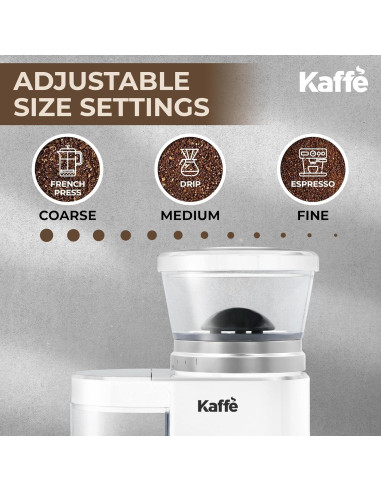 Molino de Café Eléctrico Kaffe KF8024 - 155.9g - Ajustable