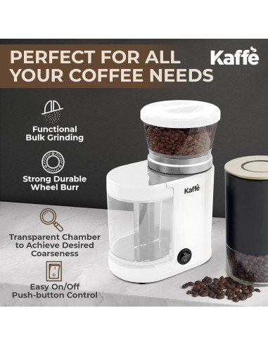 Molino de Café Eléctrico Kaffe KF8024 - 155.9g - Ajustable