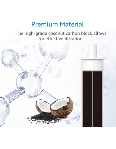 Filtro de Agua AQUACREST AQK-BB02 para Botellas Brita Soft Squeeze - 2 Unidades