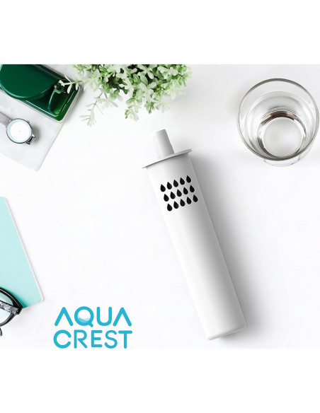 Filtro de Agua AQUACREST AQK-BB02 para Botellas Brita Soft Squeeze - 2 Unidades