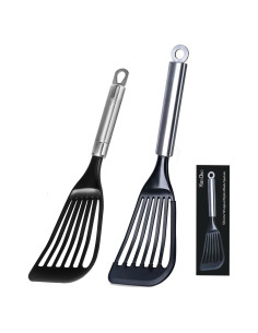 Espátulas de Cocina KSENDALO Antiadherentes 2Pack Nylon Silicona