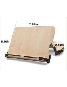 Soporte de Libros Ajustable Plegable BestBookStand O101 - MDF Duradero 2