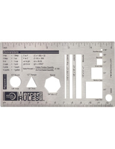 Regla Culinaria Mini Mercer - Acero Inoxidable 15.24 cm 2