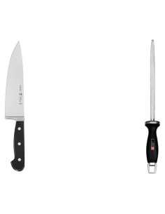 Set Cuchillo de Chef HENCKELS 20 cm + Acero de Afilado 25 cm