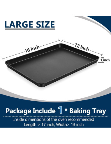 Bandeja para Hornear P&P CHEF 40.64x30.48 cm Antiadherente