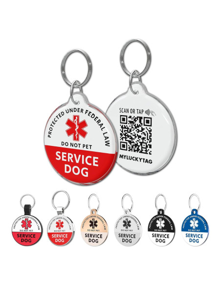 Etiqueta de Identificación Inteligente MYLUCKYTAG QR para Mascotas