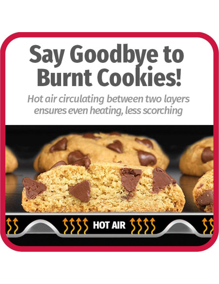 Bandejas para Galletas Aisladas GoodCook 40.6x35.6 cm Set 2