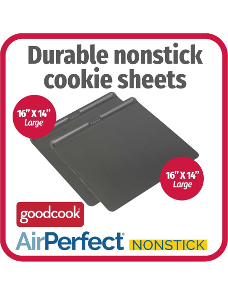 Bandejas para Galletas Aisladas GoodCook 40.6x35.6 cm Set 2