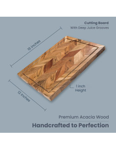 Tabla de Cortar Grande La Compañía Fine Living 40x30 cm Acacia 2