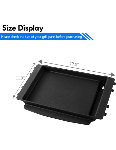 Plancha de Hierro Fundido Grillflame para Parrilla Weber Spirit 200 300