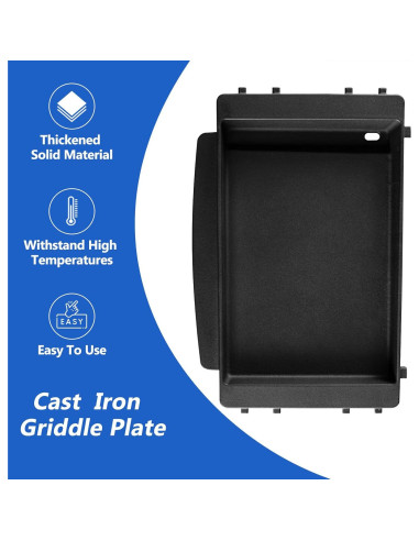 Plancha de Hierro Fundido Grillflame para Parrilla Weber Spirit 200 300