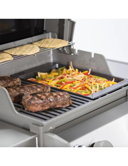 Plancha de Hierro Fundido Grillflame para Parrilla Weber Spirit 200 300