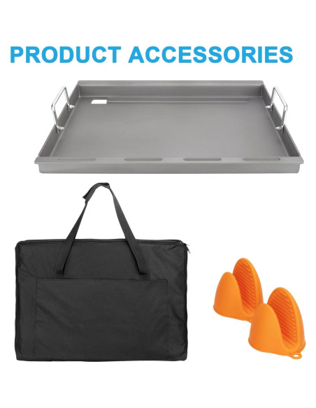 Plancha de Gas TAILGRILLER para Weber Spirit 200 - 49.8x44.2 cm