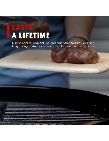 Rejilla de Hierro Fundido Craycort 44.4 cm para Parrillas