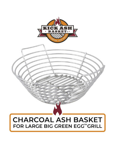 Cesta de Ceniza Grande Kick Ash Acero Inoxidable para Parrilla
