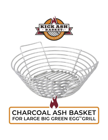 Cesta de Ceniza Grande Kick Ash Acero Inoxidable para Parrilla Cesta de Ceniza Grande Kick Ash Acero Inoxidable para Parrilla