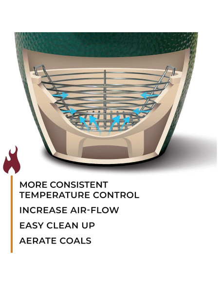Cesta de Ceniza Grande Kick Ash Acero Inoxidable para Parrilla Cesta de Ceniza Grande Kick Ash Acero Inoxidable para Parrilla