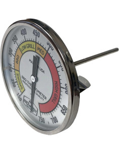 Termómetro Profesional Midwest Hearth 3" para Parrillas Kamado 2